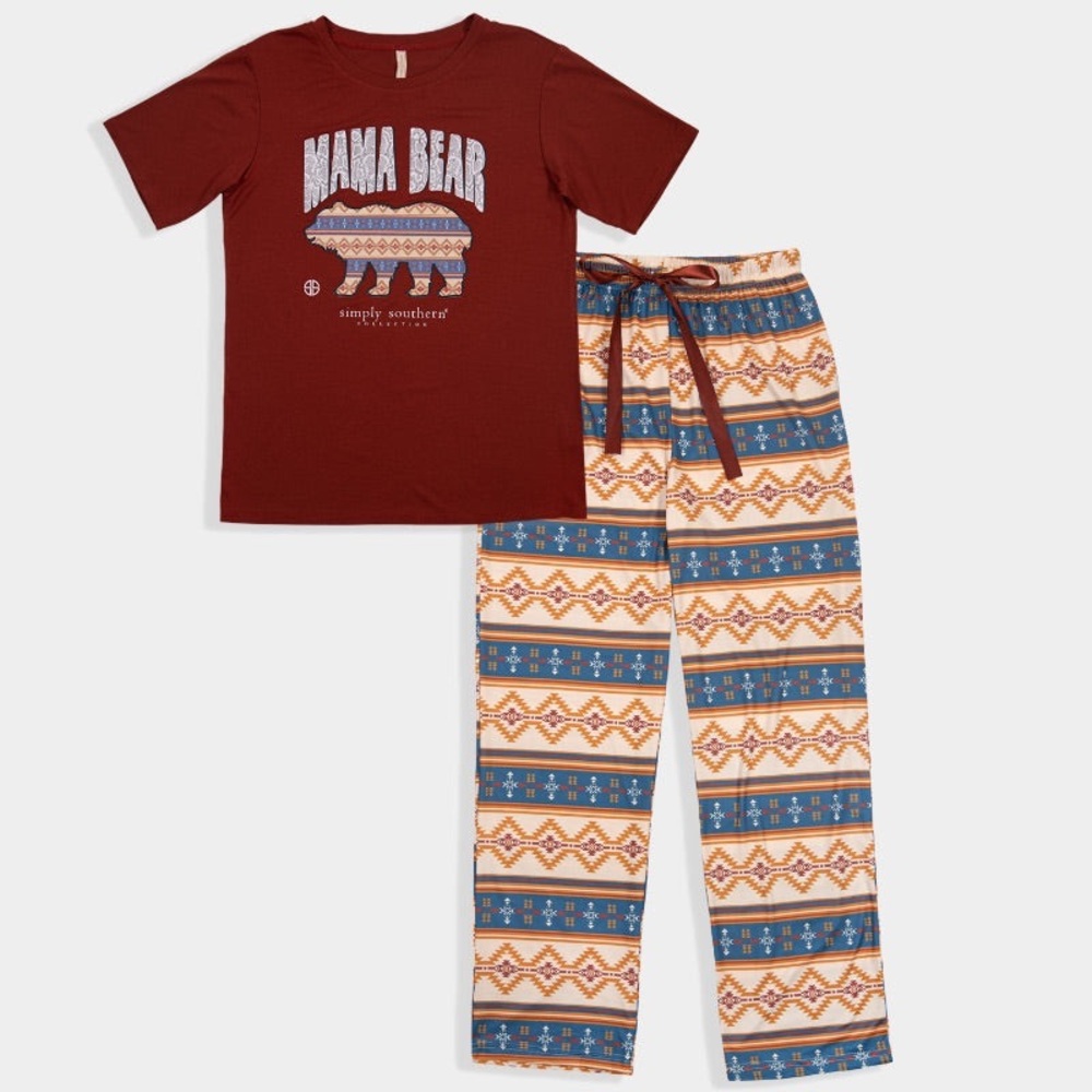 Women’s “Simply Southern” Mama Bear Pajama Set